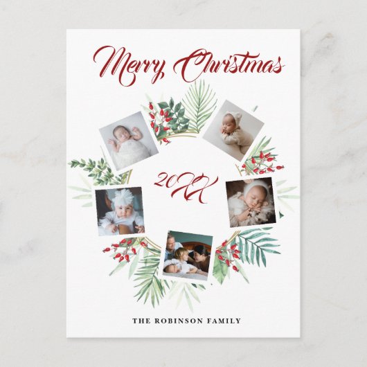 Weihnachtsgrün Weihnachten - Collage (Vorderseite)