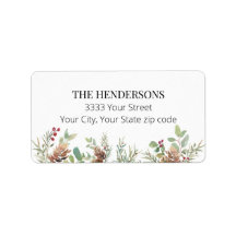 Weihnachtsgrün Weihnachten Rücksendeadresse