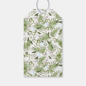 Weihnachtsgrün Winter Foliage Geschenkanhänger (Rückseite)