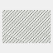 Weihnachtsgrün Wreath Joyful Script Holiday Geschenkpapier Set (Vorderseite 3)