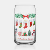 Weihnachtsgrundstücke 16 oz Konfektioniertes Glas (Rückseite)