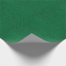 Weihnachtsgrüne Leinwand-Beschaffenheit Geschenkpapier