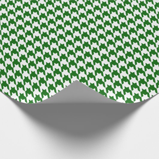 Weihnachtsgrünes Geschenkpapier (Ecke)