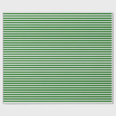 Weihnachtsgrünes Streifen-Packpapier Geschenkpapier (Flach)