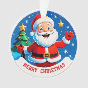🎅 Weihnachtsgruß-Andenken für den Weihnachtsbaum Ornament