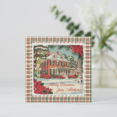 Weihnachtsgruß aus der Alabama-Urlaubskarte Feiertagskarte (Stehend Vorderseite)