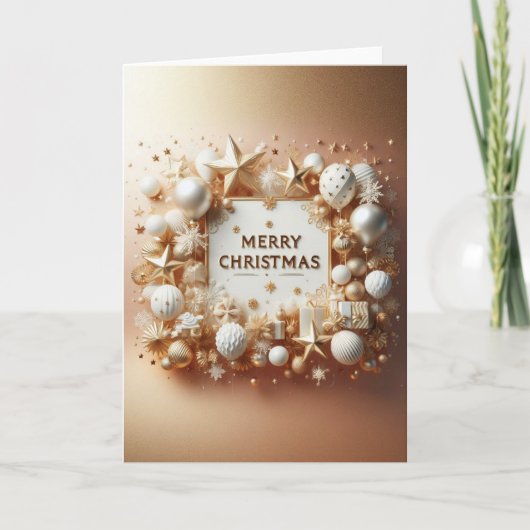 Weihnachtsgruß - Ein Nol ë der Glanz Karte (Vorderseite)