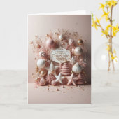 Weihnachtsgruß - Ein Nol ë der Glanz Karte (Gelbe Blume)