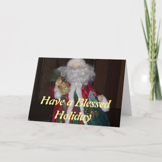 Weihnachtsgruß Horizontal Vorlage (Vorderseite)