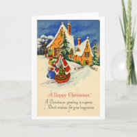 Weihnachtsgruß-Karte (CA 1920)