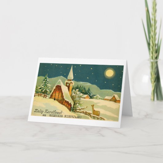 Weihnachtsgruß-Karte (CA 1940) Feiertagskarte (Vorderseite)