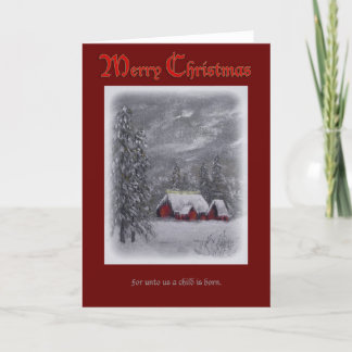 Weihnachtsgruß-Karte Feiertagskarte