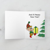 Weihnachtsgruß-Karte Feiertagskarte (Innenseite)