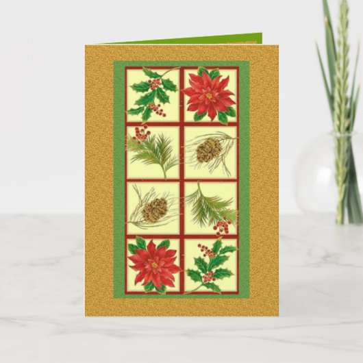 Weihnachtsgruß-Karte Feiertagskarte (Vorderseite)