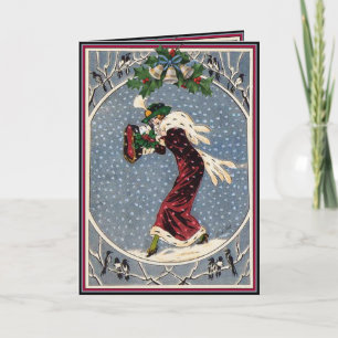 Weihnachtsgruß-Karte Feiertagskarte