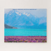 Weihnachtsgruß Lake Tekapo Neuseeland Puzzle (Horizontal)