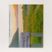 Weihnachtsgruß Lake Tekapo Neuseeland Puzzle (Vertikal)