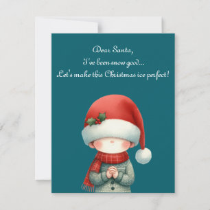 Weihnachtsgruß mit einer wunderlichen Weihnachtska Einladung