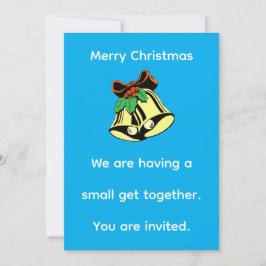 Weihnachtsgruß mit Einladung
