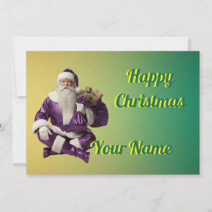 Weihnachtsgruß mit schöner Party  Feiertagskarte