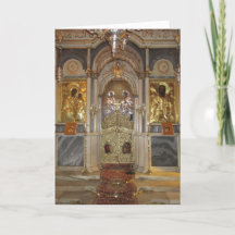 Weihnachtsgruß-orthodoxe KircheIconostasis