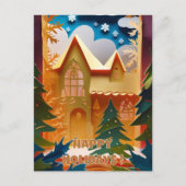 Weihnachtsgruß Postkarte (Vorderseite)
