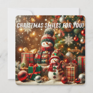 Weihnachtsgruß-Postkarte Feiertagskarte