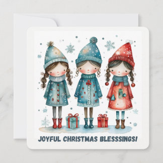 Weihnachtsgruß-Postkarte Feiertagskarte
