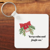 Weihnachtsgruß Schlüsselanhänger (Vorderseite)