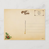 Weihnachtsgruß-Telegramm-Post Feiertagspostkarte (Rückseite)