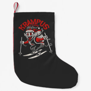 Weihnachtsgruß vom Krampus Weihnachts Teufel  Kleiner Weihnachtsstrumpf
