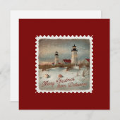 Weihnachtsgruß von Delaware Weihnachtskarte Feiertagskarte (Vorne/Hinten)