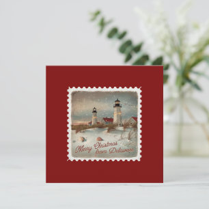 Weihnachtsgruß von Delaware Weihnachtskarte Feiertagskarte
