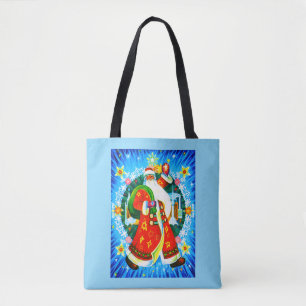 Weihnachtsgruß von Santa Tasche