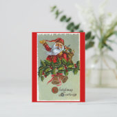 Weihnachtsgruß Weihnachten Postkarte (Stehend Vorderseite)
