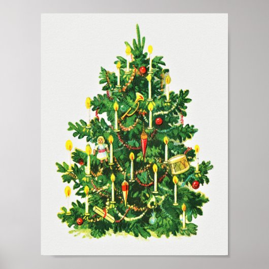 Weihnachtsgrüße (1921) Vintage Kunst Poster (Vorne)