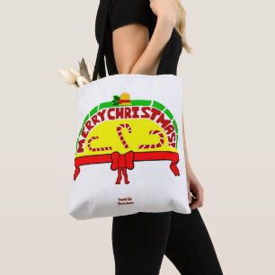 Weihnachtsgrüße Alles-über-Print Tote-Tasche Tasche