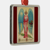 Weihnachtsgrüße Angel Keramik Ornament Aus Metall (Rechts)