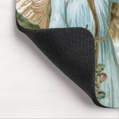 Weihnachtsgrüße Angel Mousepad (Ecke)