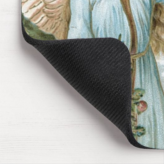 Weihnachtsgrüße Angel Mousepad (Ecke)