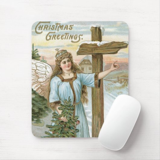 Weihnachtsgrüße Angel Mousepad (Mit Mouse)