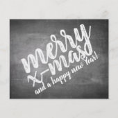 Weihnachtsgrüße auf dem Chalk Board (Vorderseite)