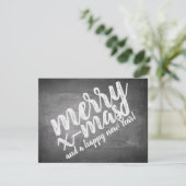 Weihnachtsgrüße auf dem Chalk Board (Stehend Vorderseite)