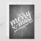 Weihnachtsgrüße auf dem Chalk Board (Vorderseite)