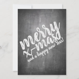 Weihnachtsgrüße auf dem Chalk Board