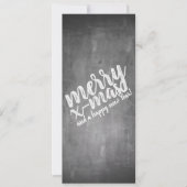 Weihnachtsgrüße auf dem Chalk Board (Vorderseite)