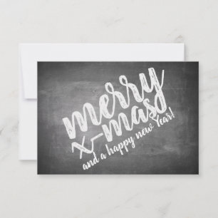 Weihnachtsgrüße auf dem Chalk Board