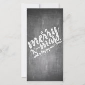 Weihnachtsgrüße auf dem Chalk Board (Vorderseite)