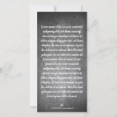 Weihnachtsgrüße auf dem Chalk Board (Rückseite)