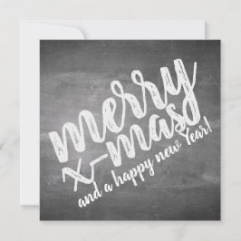 Weihnachtsgrüße auf dem Chalk Board